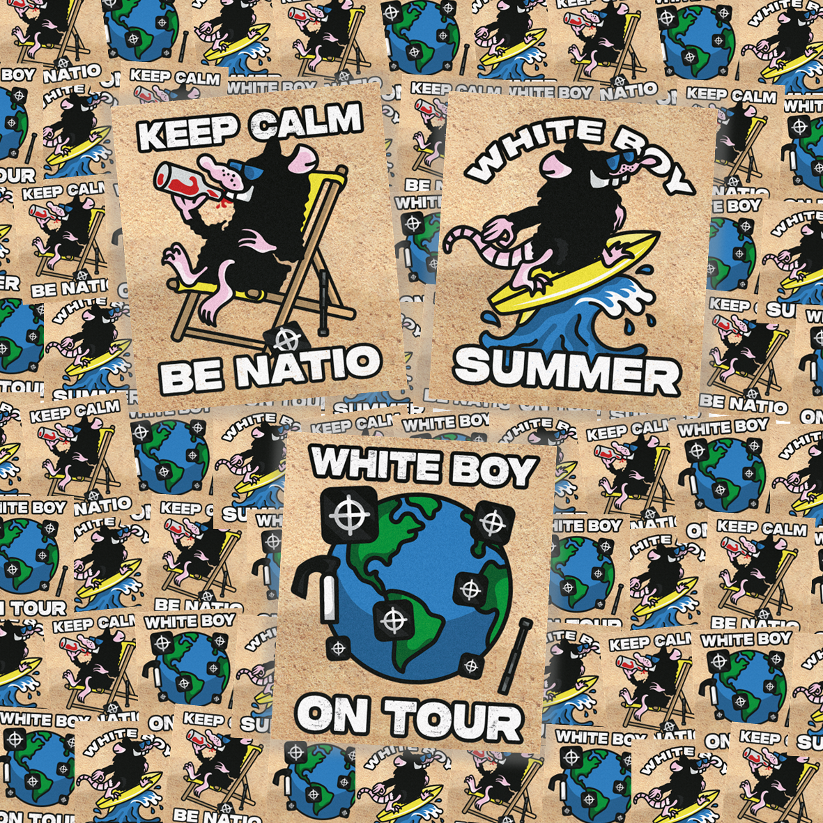 Pack de 100 stickers WBS 2025